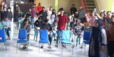 Hadiri Perekaman KTP-el di Tomohon, KPU Perkenalkan Aplikasi Lindungi Hakmu