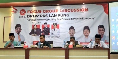 Rancang Strategi Pemenangan Pileg dan Pilkada 2024, PKS Lampung Gelar FGD