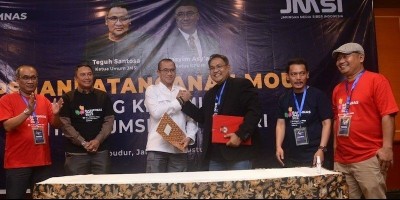 KPU dan JMSI Teken MoU Penyebaran Informasi Pemilu