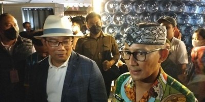 Ridwan Kamil dan Sandiaga Uno Bicara Dukungan Politik Jelang 2024  